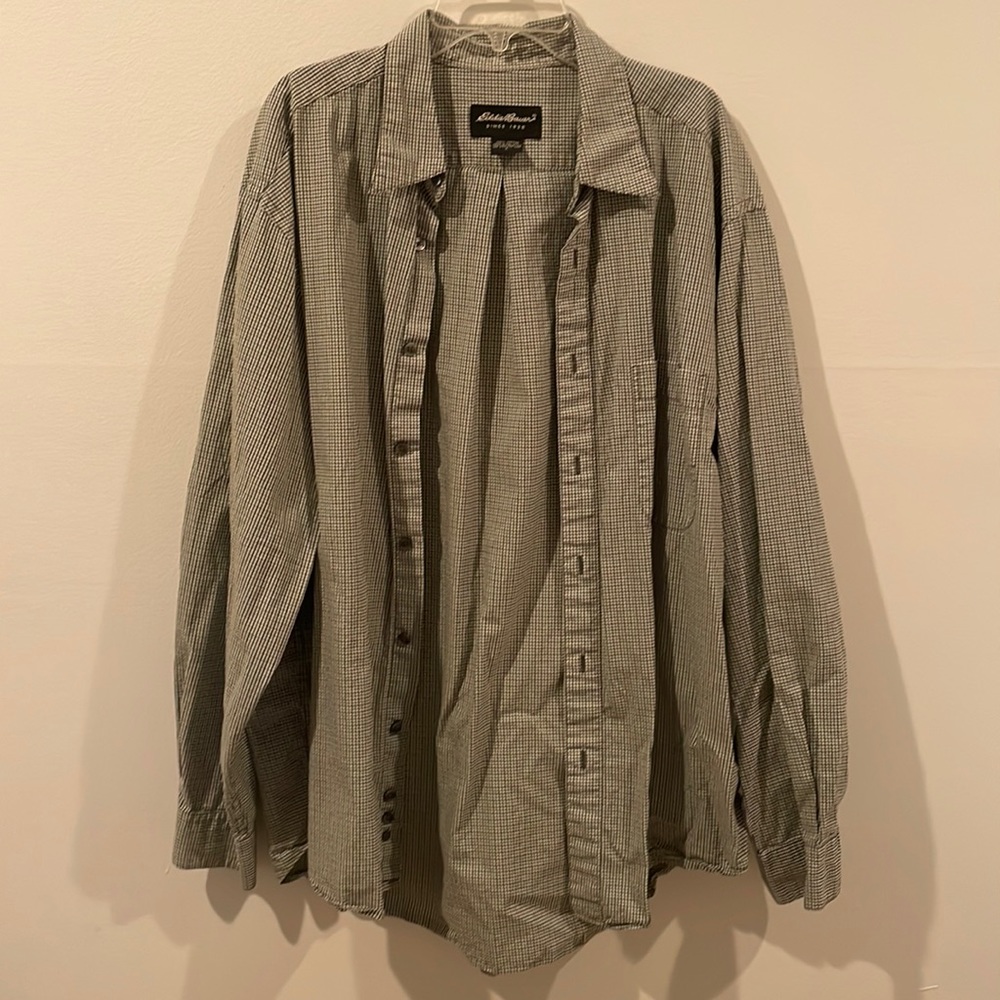 Mens plaid button down